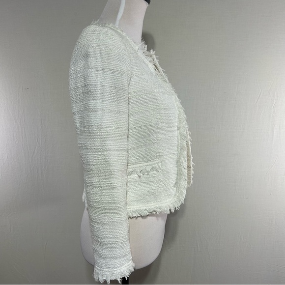 Alice + Olivia whiteTweed Blazer/jacket - Picture 3 of 16
